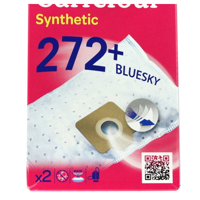 Sacs CARREFOUR 272+ synthetic Aspirateurs BLUESKY BVC13 D 8