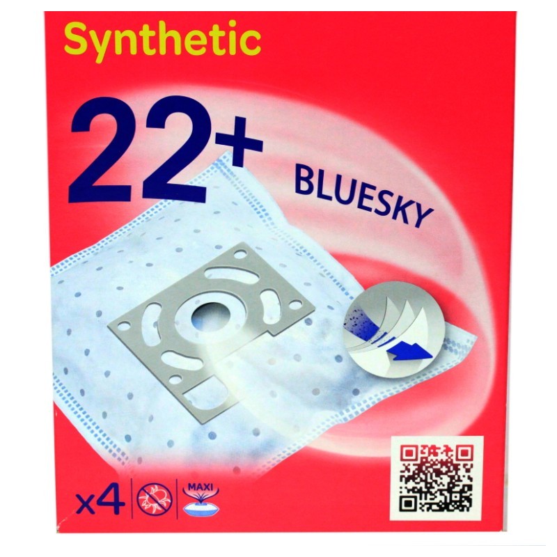 Sacs CARREFOUR synthetic 22+ pour aspirateur BLUESKY BVN1600