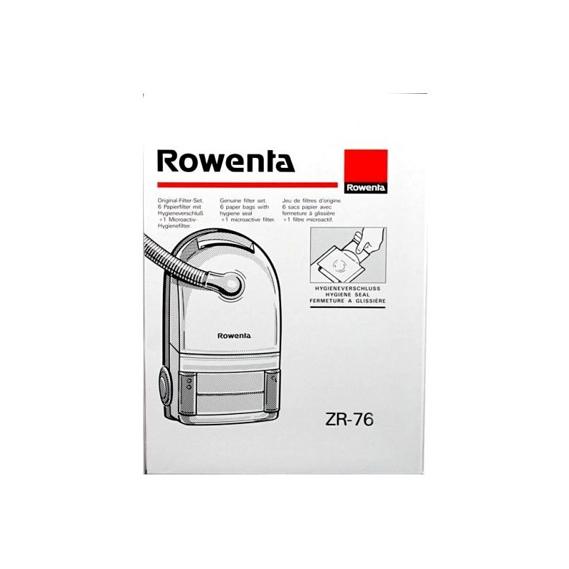 PROMO 3+1 - Sacs wonderbag Original x 5 pour aspirateurs Rowenta 