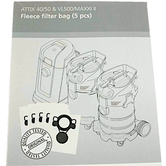 Sacs 107419592 aspirateurs NILFISK ATTIX 40-01 PC, ATTIX 40-21PC, 40-21XC