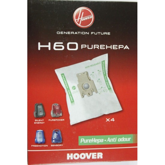 4 sacs aspirateur H60 - Hoover - réf. 35600392 - Cdiscount