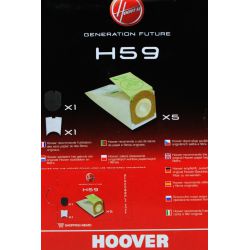Sacs aspirateur x5 pour aspirateur Hoover H54 trilly – Donnez une